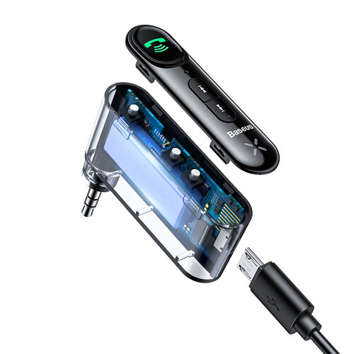 Baseus BSBA-02 (Overseas Edition) Bluetooth AUX transmitter - black