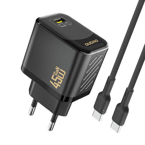 45 W GaN  lādētājs + USB-C kabeli